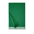KASCHMIR SCHAL - MEDIUM GREEN