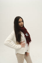 KASCHMIR SCHAL - CHERRY