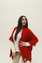 KASCHMIR SCHAL - RUBY