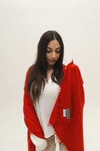 KASCHMIR SCHAL - RUBY