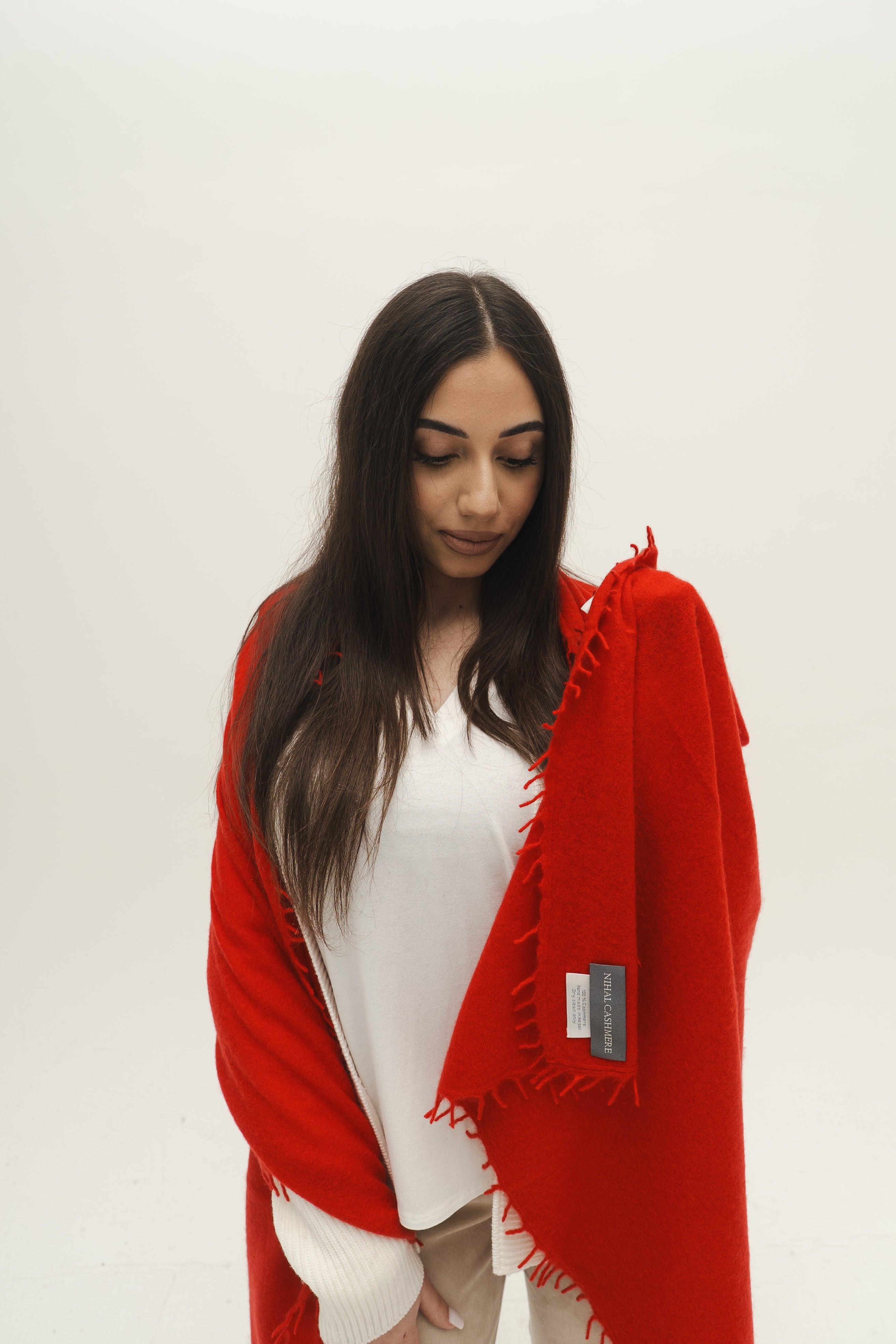 KASCHMIR SCHAL - RUBY