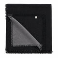 NIHAL CASHMERE Luxury Sparkle Schal aus 100 % Kaschmir - Midnight Noir