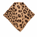 NIHAL CASHMERE Dreieckstuch - Camel Leopard