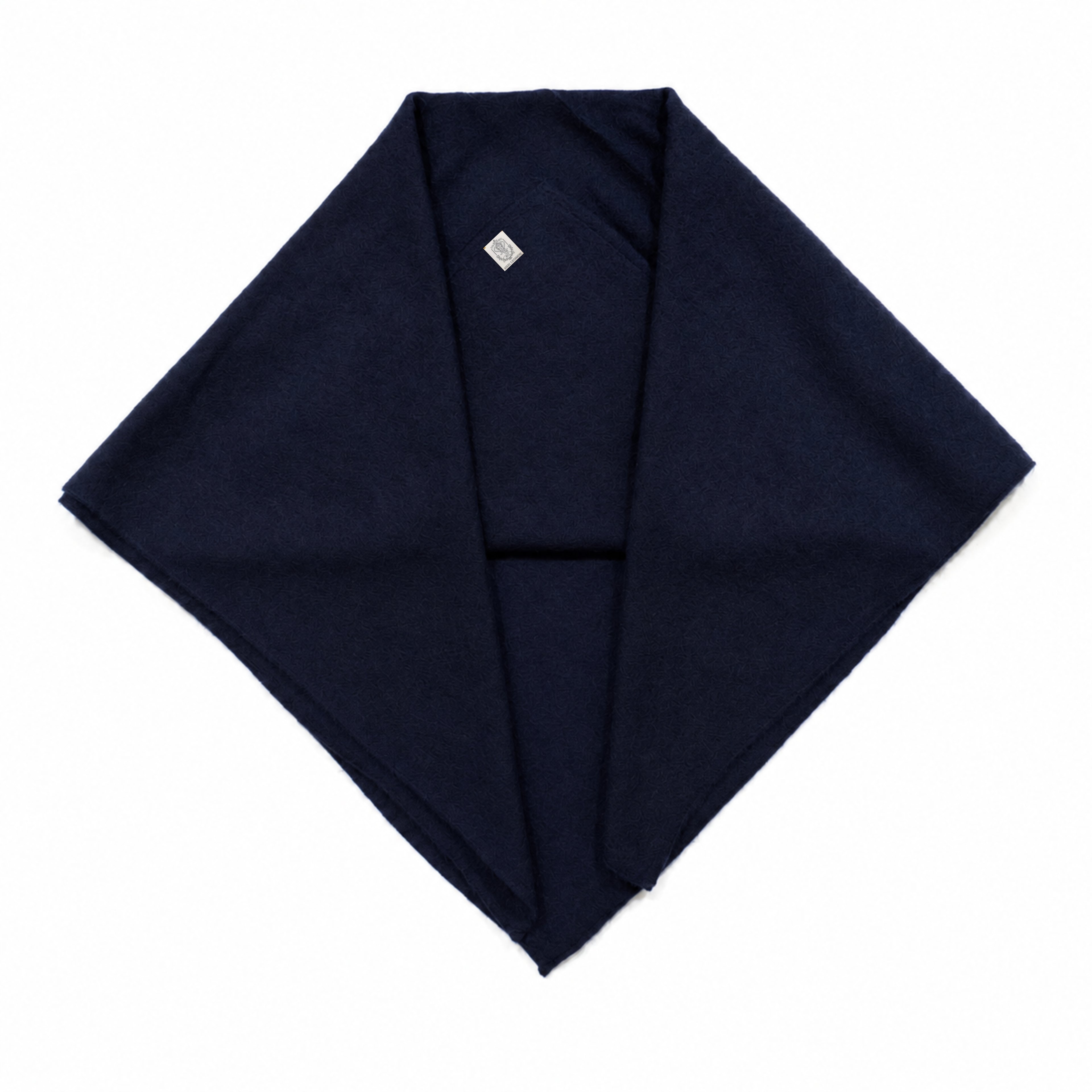 NIHAL CASHMERE Dreieckstuch - Midnight Navy