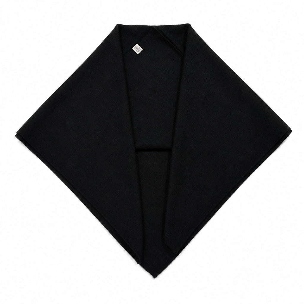 NIHAL CASHMERE Dreieckstuch - Black